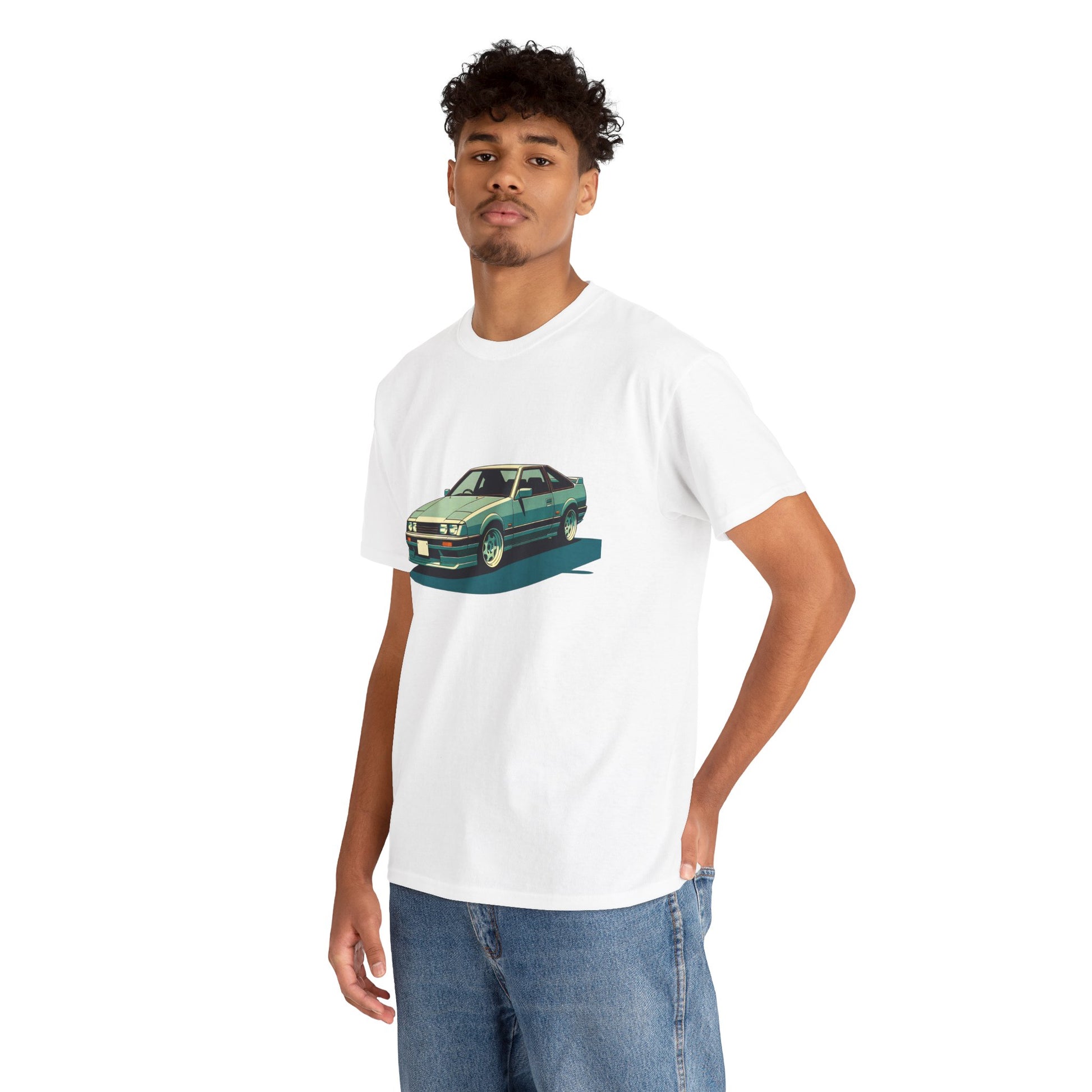 Vintage Car Graphic Heavy Cotton Tee