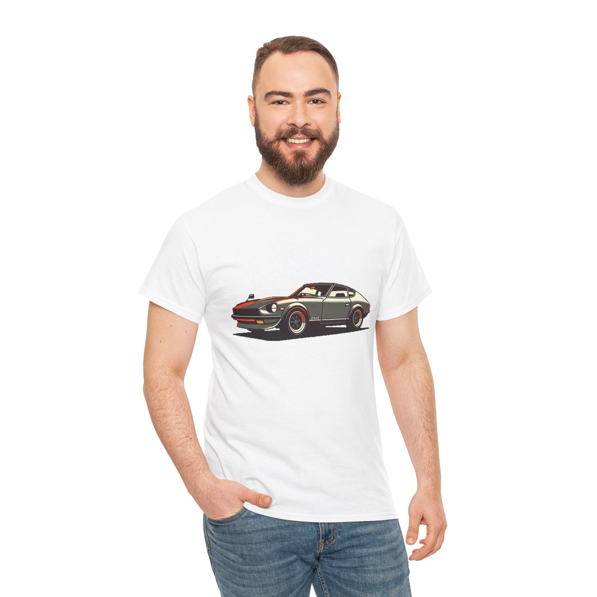 Retro Car Heavy Cotton Tee